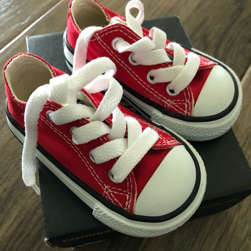 Red Converse Chuck Taylors